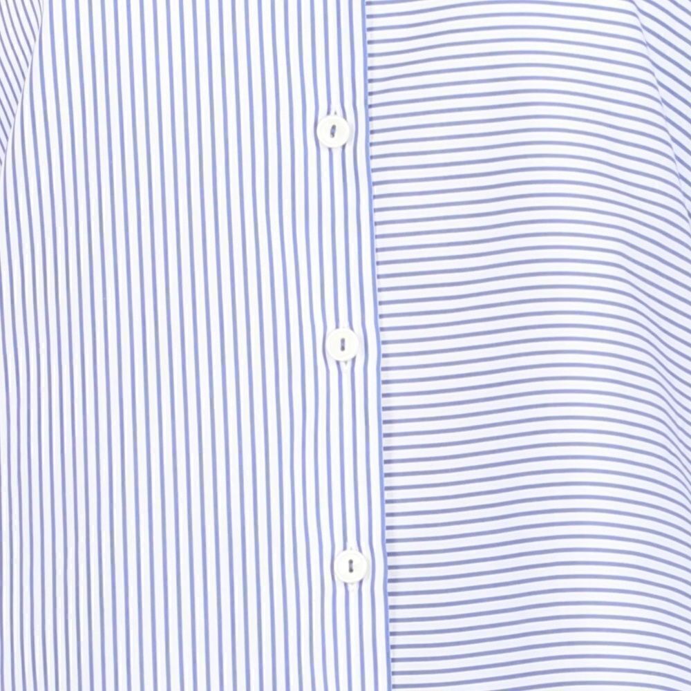 EUC‎ Hinson Wu Charlie Refined Cotton Stripe Check Shirt Style Midi Dress SMALL - Picture 5 of 11